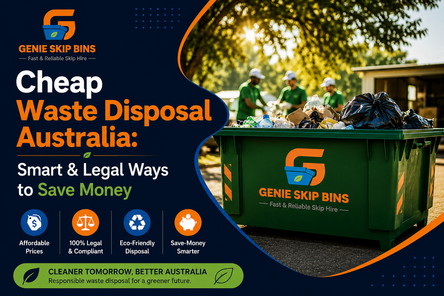 Cheap Waste Disposal Australia: Smart & Legal Ways to Save Money